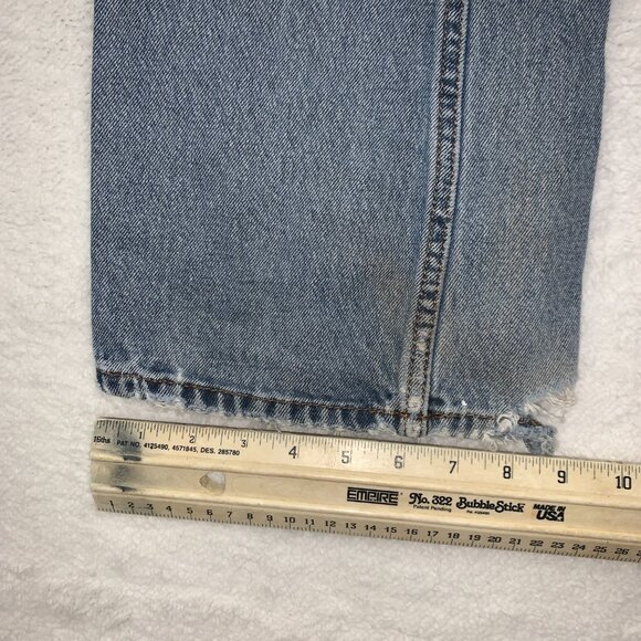 Urban Pipeline Jeans Mens 32x30 Battered Damaged Broken In Denim Jeans *READ* No - Picture 3 of 7
